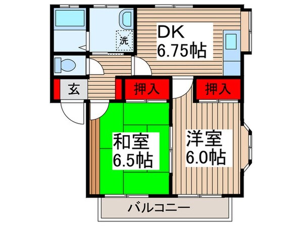 デュエットⅡの物件間取画像